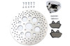 V-Twin - 11.5 inch Chrome Front Caliper Kit