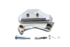 V-Twin - Pedal and Master Cylinder Cover Kit Chrome