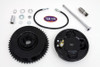 V-Twin - Rear Brake Drum Assembly Black