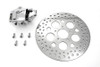 V-Twin - Chrome Front 4 Piston Caliper and 11-1/2 inch Disc Kit