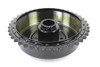 V-Twin - Rear Brake Drum Black with Sprocket
