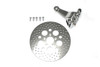 V-Twin - Chrome Rear 4 Piston Caliper and 11-1/2 inch Disc Kit