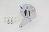 Edart - Chrome Billet Front 2 Piston Caliper with Bracket