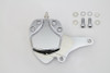Edart - Chrome Billet Front 2 Piston Caliper with Bracket