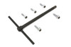 V-Twin - Chrome Wheel Lug Set with Wrench