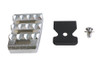 V-Twin #78924C - Bronx Brake Pedal Pad Small Chrome