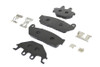 Duro #B16-0950/1SCP - Duro Semi-Metallic Front and Rear Brake Pad Set