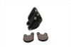 V-Twin - Black Front 1 Piston Left Side Caliper