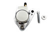 Edart - Chrome Front 1 Piston Right Side Caliper with Brake Pads