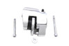Edart #77979C - Chrome Front Caliper Assembly