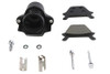 V-Twin #75557B - Black 1 Piston Rear Caliper