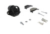 V-Twin #75557B - Black 1 Piston Rear Caliper