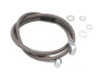 Edelbrock #R08722DS - Stainless Steel Front Brake Hose 44 inch