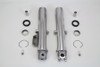 V-Twin - Polished Lower Fork Slider Single Disc
