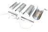 V-Twin #75919 - Chrome Upper Fork Covers