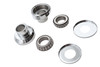V-Twin - 3° Raked Fork Neck Cup Kit Chrome