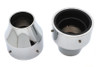 V-Twin - 41mm Fork Boot Covers Chrome