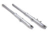 Motorshop - 39mm Fork Slider Assembly Single Disc with Chrome Sliders