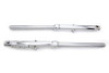 Motorshop - 39mm Fork Slider Assembly Single Disc with Chrome Sliders
