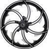 Coastal Moto #1502-FRY-213-BC - Wheel - Fury - Front - Dual Disc/without ABS - Black Cut - 21x3.25 - FL