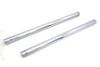 V-Twin #XB-6 - Chrome Fork Tube Set 4 inch Over Stock