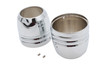 V-Twin #46889-06 - 49mm Fork Boot Cover Chrome