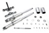 V-Twin - 41mm Fork Assembly with Polished Sliders Single Disc