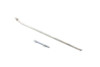 V-Twin #74012Z - Front Brake Cable Tube Zicad Plated