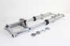 V-Twin - 41mm Wide Glide Fork Assembly with Polished Sliders