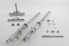 V-Twin - 41mm Wide Glide Fork Assembly with Chrome Sliders