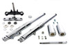 V-Twin - 41mm Fork Assembly with Chrome Sliders