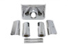 V-Twin - Triple Tree Cover Kit Chrome