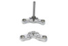 V-Twin - Chrome Triple Tree Kit