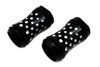 V-Twin #1527 - Black Fork Slider Cover Set Agostinni Style