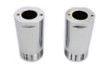 V-Twin #1413 - Chrome Fork Slider Cover Set Tapered Style