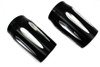 V-Twin #77554 - Black Fork Slider Cover Set
