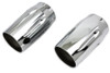 V-Twin #77554A - Chrome Fork Slider Cover Set