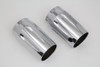 V-Twin #77554C - Chrome Fork Slider Cover Set