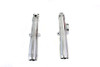 V-Twin #62374 - 41mm Glide Fork Slider Set Polished