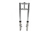 V-Twin - Fork Assembly with Polished Sliders 2 inch Over Stock