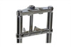 V-Twin - Fork Assembly with Polished Sliders 2 inch Over Stock