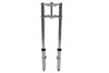 V-Twin - Fork Assembly with Polished Sliders 4 inch Over Stock