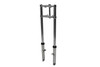 V-Twin - Fork Assembly with Polished Sliders 4 inch Over Stock