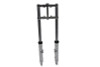 V-Twin - Fork Assembly with Chrome Sliders 4 inch Over Stock