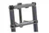 V-Twin - Fork Assembly with Chrome Sliders 12 inch Over Stock