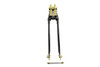 V-Twin - 26 inch Spring Fork Kit Black with Brass Accents