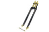 V-Twin - 26 inch Spring Fork Kit Black with Brass Accents