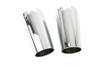 V-Twin #78303 - Upper Fork Slider Cover Set Chrome