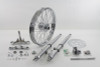 V-Twin - Fork Assembly with Polished Sliders 21 inch Wheel