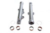 V-Twin - 39mm Fork Sliders Polished Single Disc